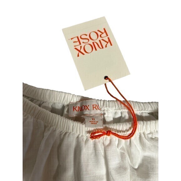 NEW Knox Rose Midi Dress Womens‎ size XL White Floral Embroidered Boho v… - Picture 7 of 7